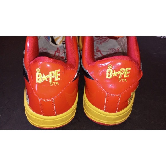 BapeSta ?Marvel Comics x Iron Man Very Rare 2005 A Bathing Ape Bape Shoes main image 5